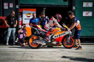 MotoGP | Marc Marquez in pista ad Aragon