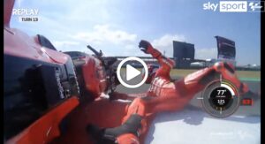 MotoGP | Bagnaia, l’analisi della caduta nelle FP2 allo SkyTech [VIDEO]