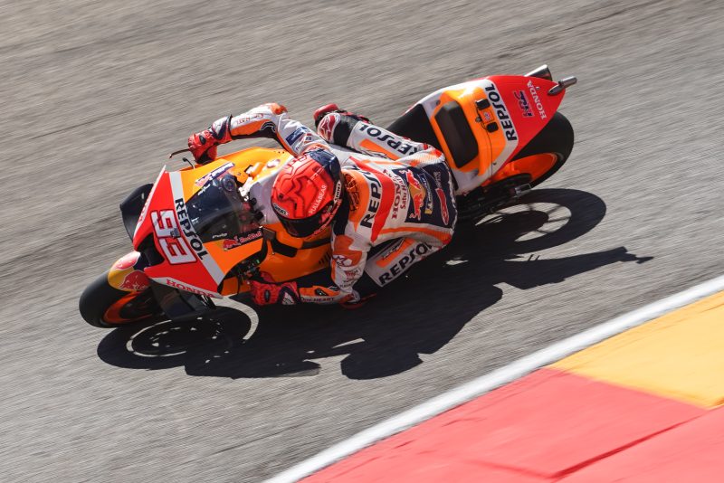 MotoGP | Gp Aragon Day 1: Marquez, “Sono molto felice di essere tornato”