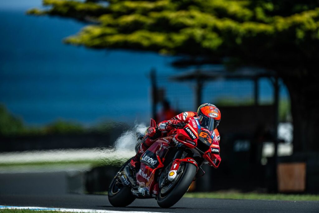 Moto GP |  GP Phillip Island Jour 1 : Bagnaia, "Il faut prendre des risques et attaquer"