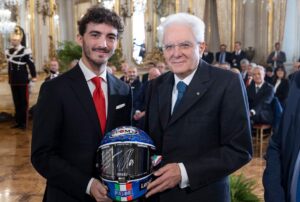 MotoGP | Bagnaia al Presidente Mattarella: “Tricolore portato con orgoglio”