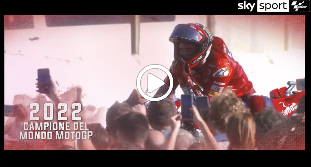 MotoGP | Bagnaia campione a Valencia, la clip celebrativa per “Pecco” [VIDEO]