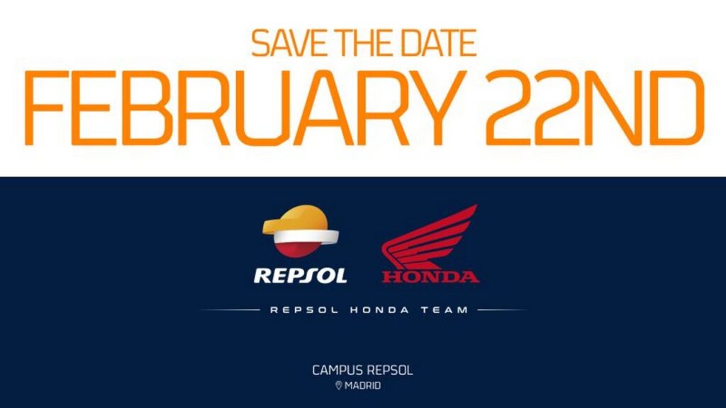 MotoGP | Repsol Honda Team 2023: la presentazione il 22 febbraio