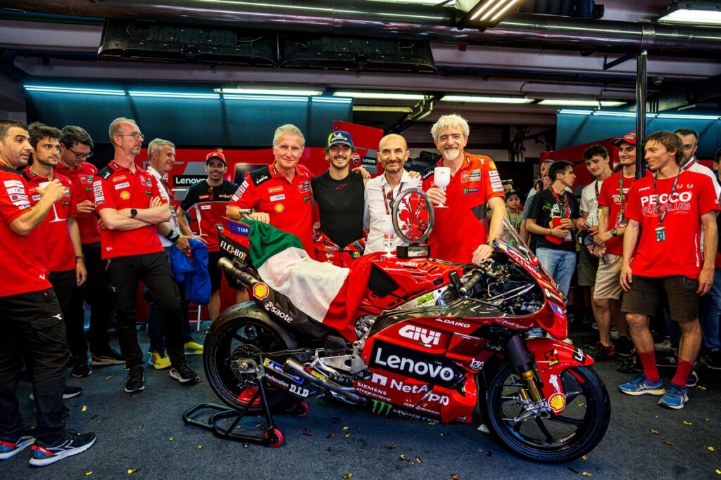 Moto GP | Ducati : Dall'Igna et Domenicali commentent la victoire au Mugello