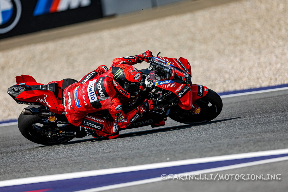 MotoGP | Gp Austria Sprint Race: vince Bagnaia, strike alla prima curva