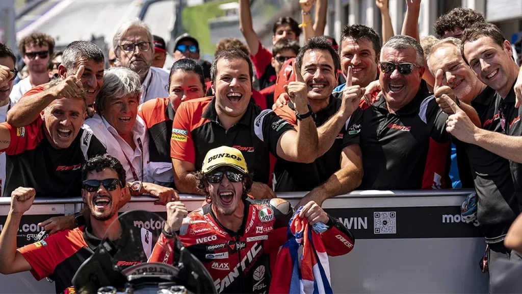 Moto2 | Gp Austria, Vietti: “Finalmente è arrivata la vittoria”