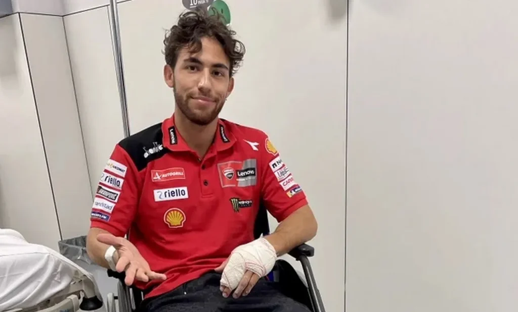 MotoGP | Gp Barcellona, Bastianini sulla caduta: “Non è facile, ma vado avanti”