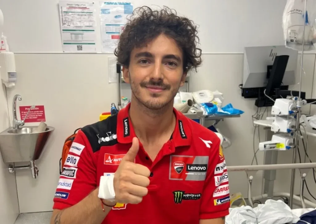 MotoGP | Gp Barcellona, Bagnaia: “Caduta molto strana, spero di correre a Misano”
