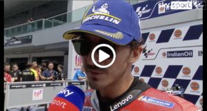 MotoGP | Bagnaia, obiettivo raggiunto nelle qualifiche del GP India [VIDEO]