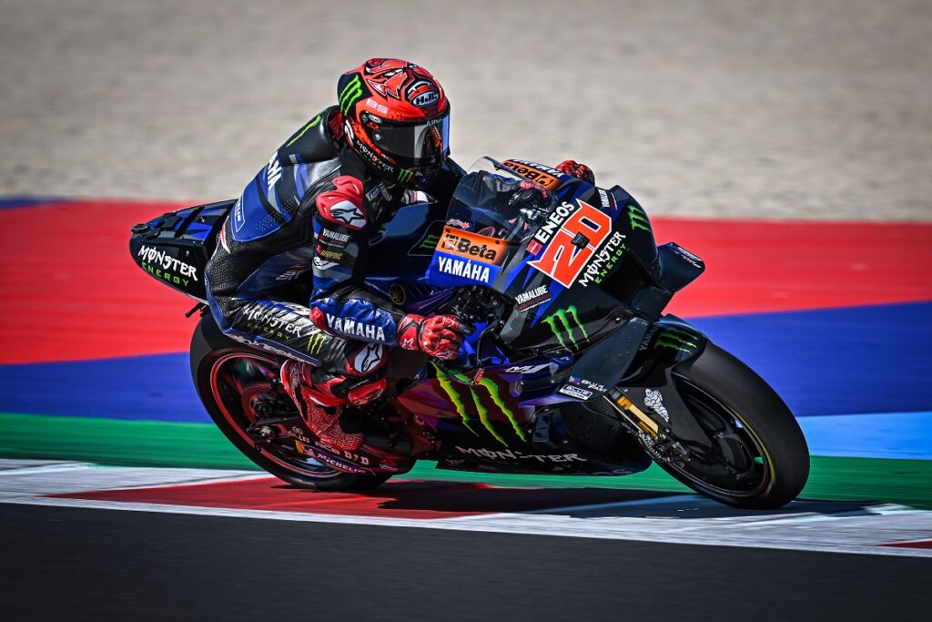 MotoGP |  Gp Misano Gara, Quartararo : "Nous devons faire de grands pas en avant dans les tests"
