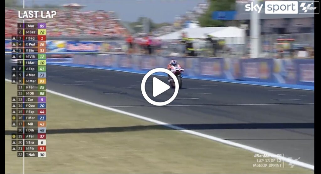 MotoGP | Sprint GP Misano, Martin vince: l’ultimo giro della mini-gara [VIDEO]