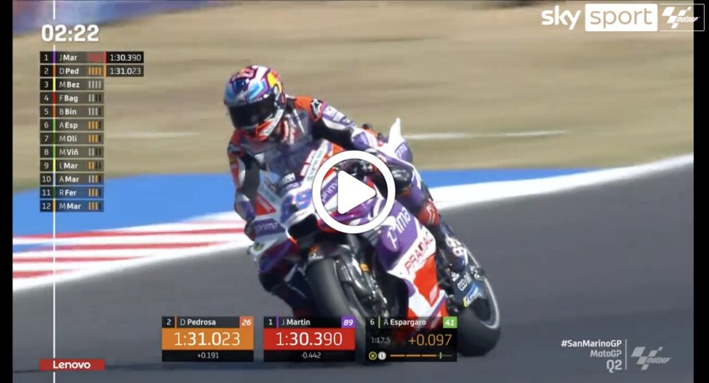 MotoGP | Martin super in qualifica: il giro della pole a Misano [VIDEO]