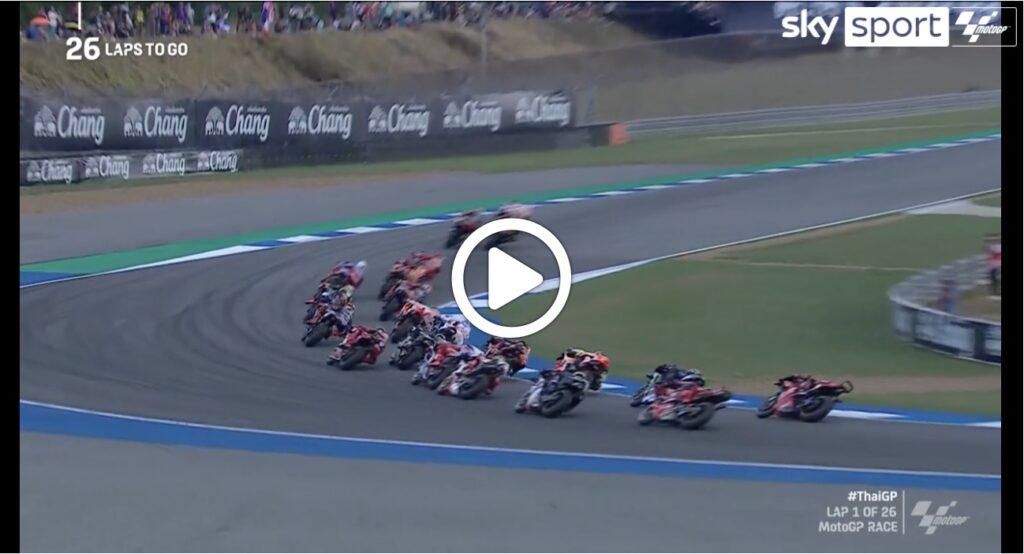 MotoGP | GP Thailandia, la partenza della gara [VIDEO]
