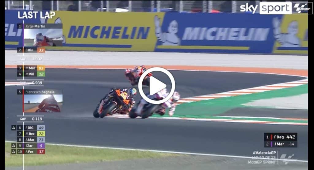 MotoGP | Martin tiene aperto il campionato: l’ultimo giro della Sprint [VIDEO]