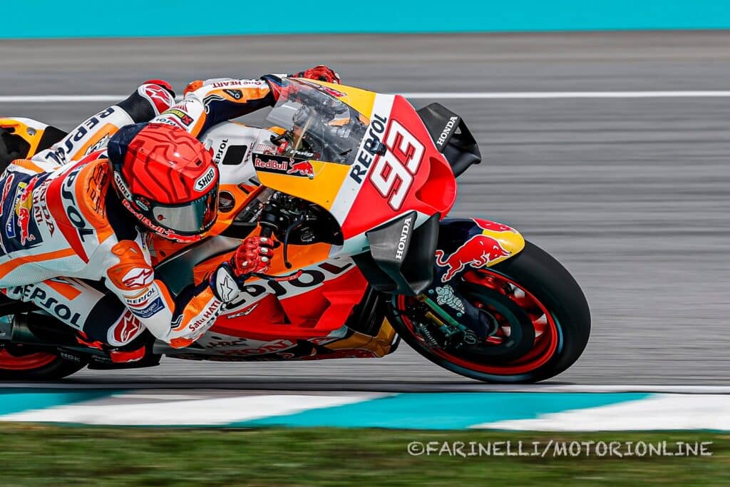 MotoGP | Gp Malesia Sprint Race, Marc Marquez: “Io e Morbidelli non siamo convinti della nostra velocità, quindi nessuno voleva tirare l’altro”
