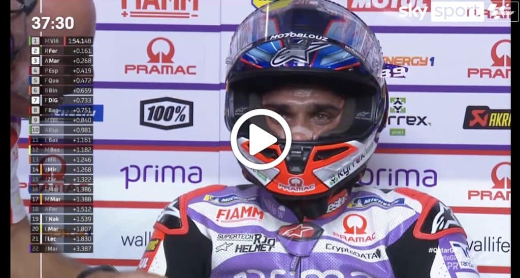 MotoGP | Martin non nasconde un pizzico di frustrazione nelle pre-qualifche di Lusail [VIDEO]
