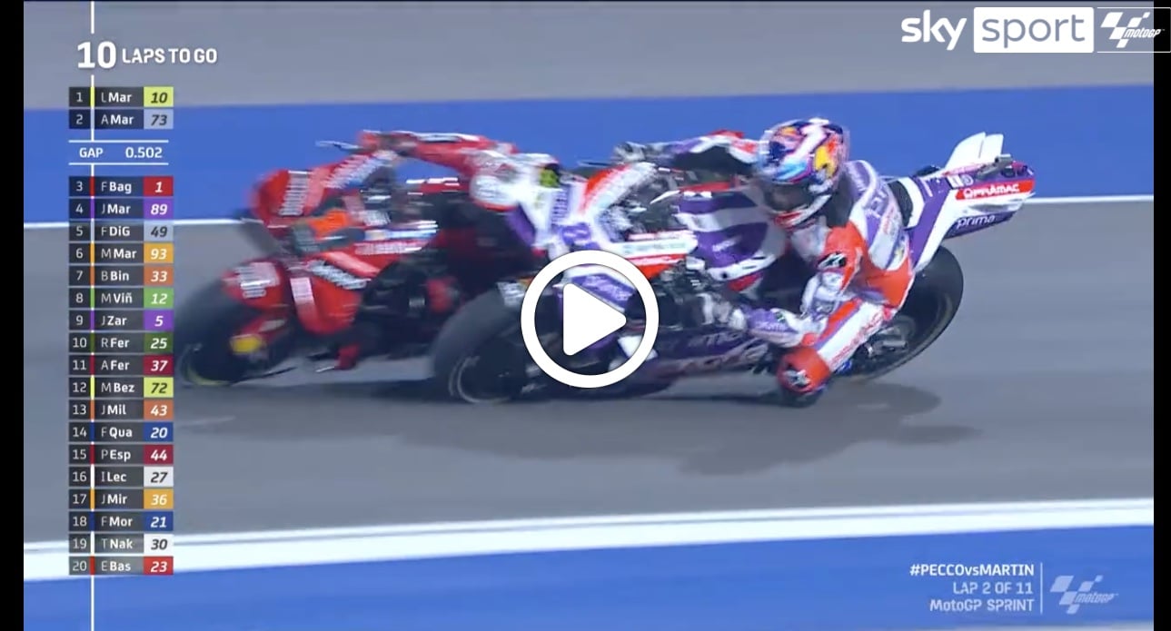 MotoGP | Martin vince di forza la Sprint in Qatar: il sorpasso su ...