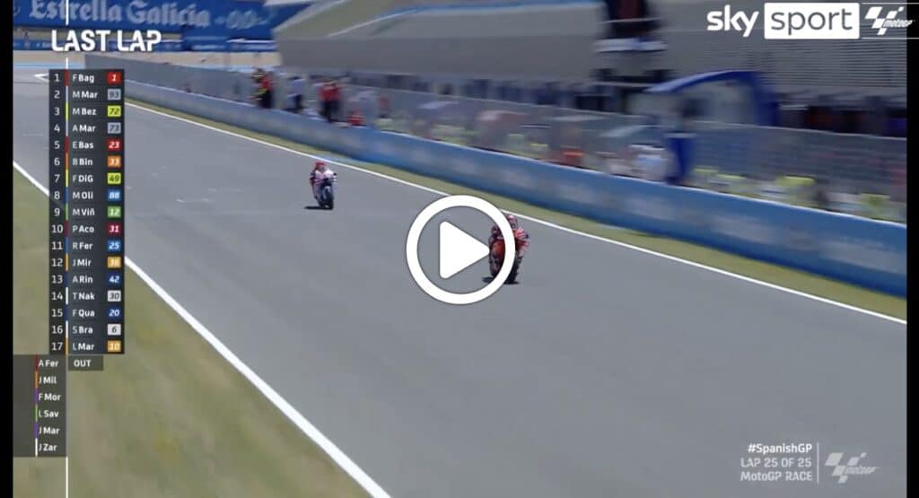 MotoGP | Bagnaia, extremely important record in Jerez: the last lap of the race [VIDEO]
