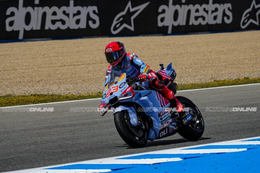 Moto GP | GP Jerez Sprint Race, Marc Márquez: “Algo está pasando, pero de momento me estoy cayendo”
