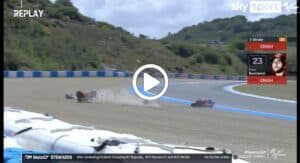 Moto GP | Increíble en Jerez: cuatro caídas en una vuelta en el Sprint [VÍDEO]