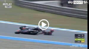 MotoGP | GP Jerez, Viñales también se cae en el Sprint [VÍDEO]