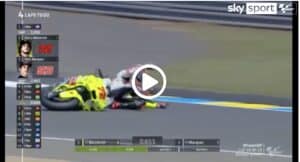 MotoGP | Bezzecchi scivola e perde un piazzamento di vertice nella Sprint di Le Mans [VIDEO]