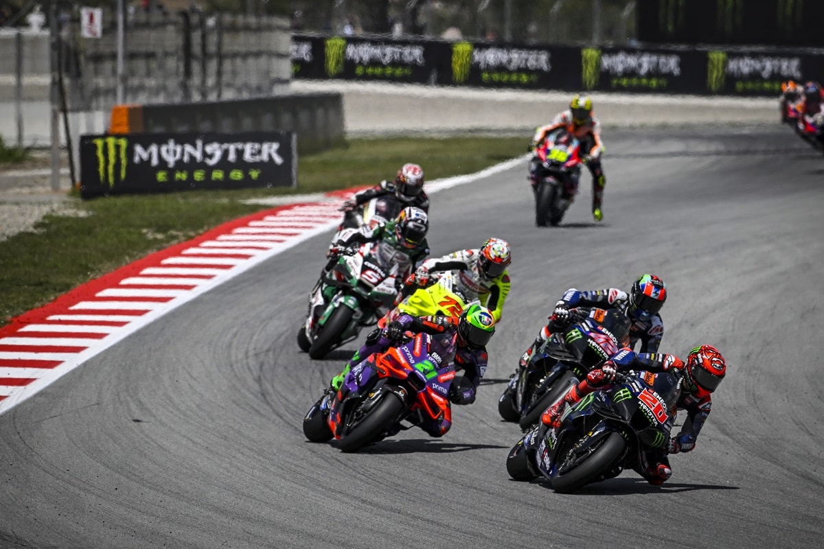 MotoGP | GP Barcellona Sprint Race, Quartararo: “La nostra moto è super-sensibile alle condizioni di aderenza”