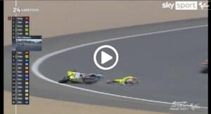 MotoGP | GP Le Mans, Bezzecchi también se cae en carrera [VÍDEO]