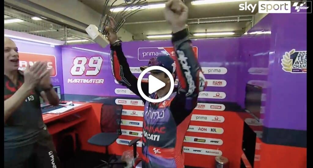 MotoGP | Martin, súper fiesta en boxes tras Le Mans [VÍDEO]