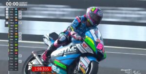 Moto2 | Gp Aragon Prove 2: Lopez chiude al comando su pista umida