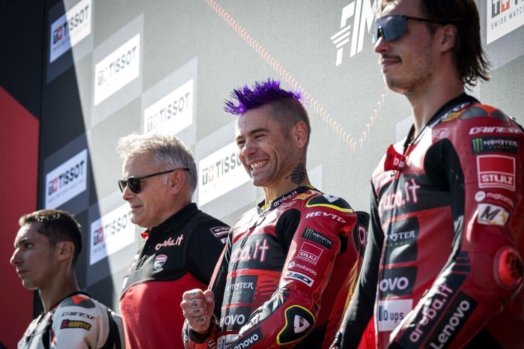 SBK | GP d'Aragon Course 2, Bautista : « C'était un très beau dimanche »