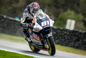 Moto2 | Gp Australia Prove 2: Agius chiude al comando su pista bagnata