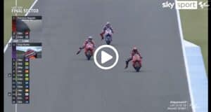 MotoGP | GP Giappone, Bagnaia resiste a Bastianini e Marquez: l’ultimo giro della Sprint [VIDEO]