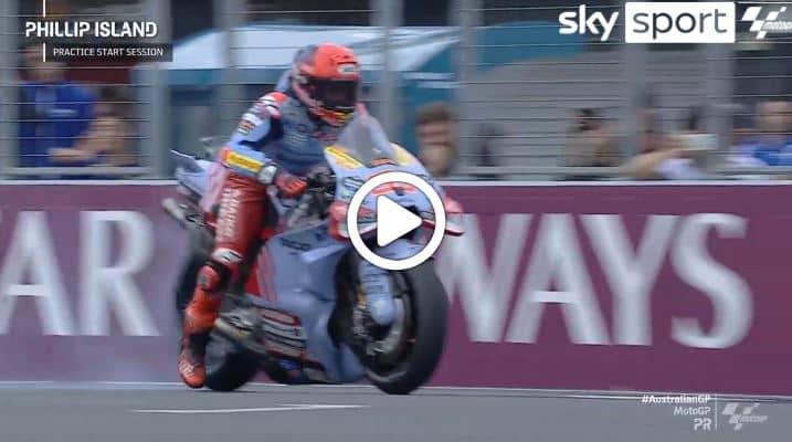 MotoGP | Marquez show a Phillip Island, salvataggi e prove partenze complicate [VIDEO]