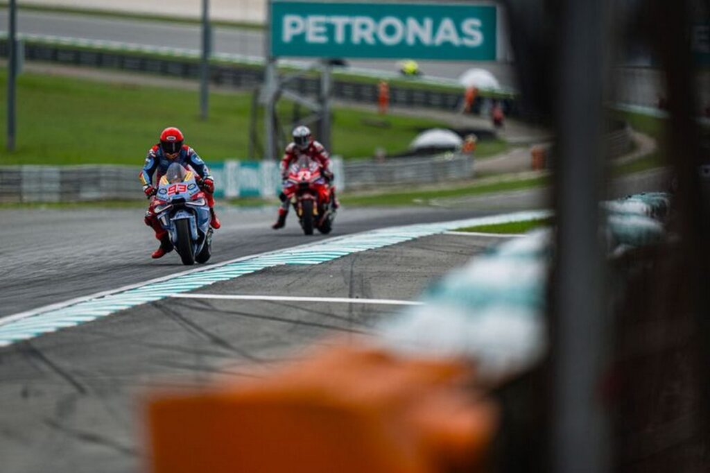 MotoGP | Gp Malesia Gara, Marc Marquez: “Bella lotta tra Bagnaia e Martin”