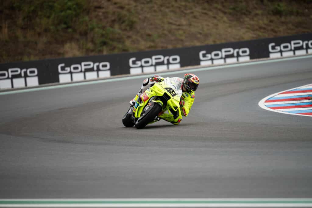 MotoGP | GP Brno Day 1, Di Giannantonio: “Sul bagnato mi aspettavo di essere più a posto”