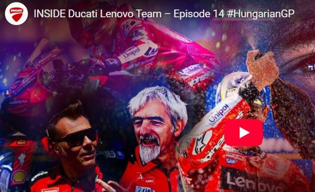 MotoGP | Inside Ducati episodio 14: Gp Ungheria [VIDEO]