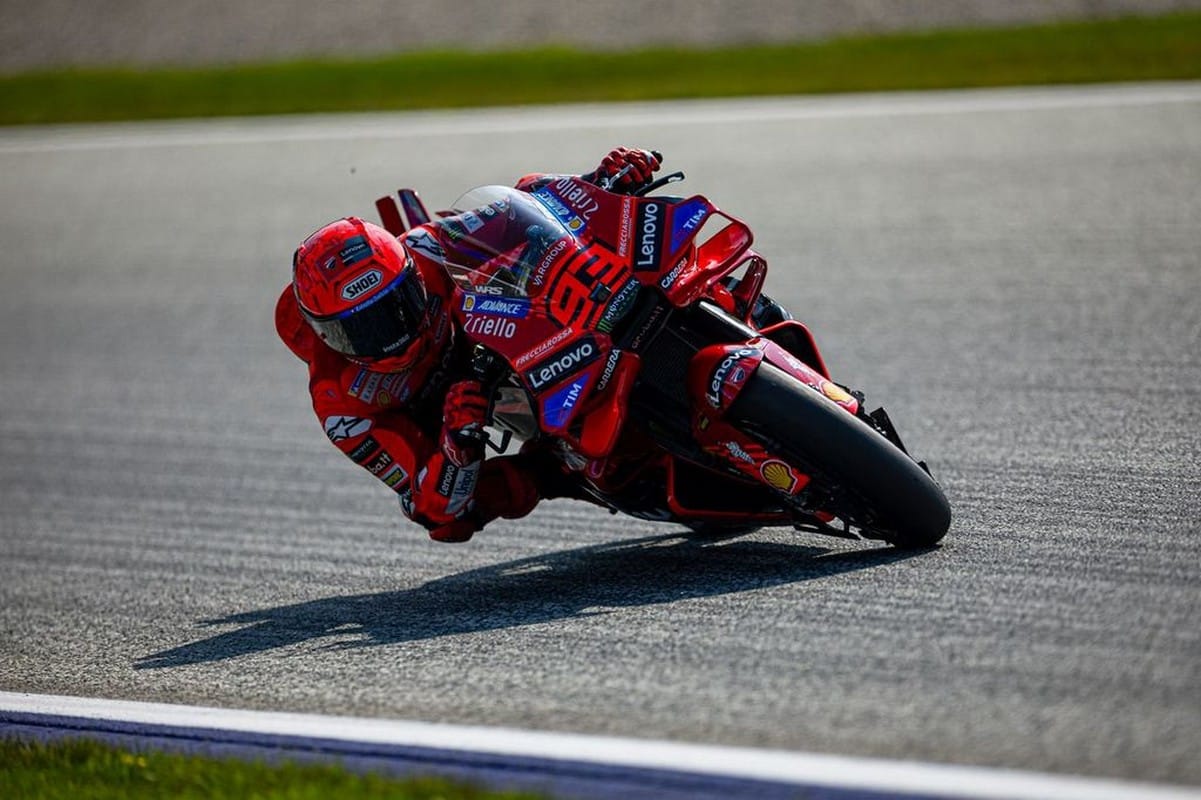 MotoGP | Gp Austria Sprint Race: vince Marc Marquez, ritiro per Bagnaia