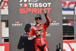 MotoGP | Gp Giappone Sprint Race, Bagnaia: “Orgoglioso di questa giornata e della mia squadra”