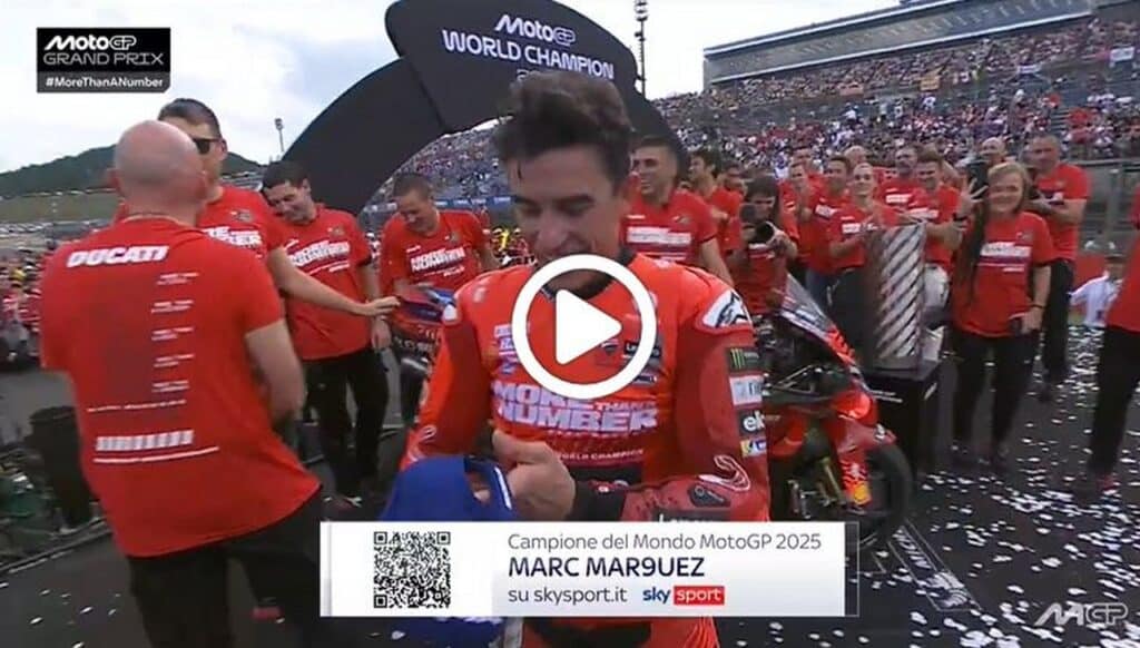 MotoGP | Marquez Campione del Mondo: la festa [VIDEO]