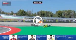 MotoGP | GP Barcellona, Morbidelli cade e coinvolge Martin [VIDEO]
