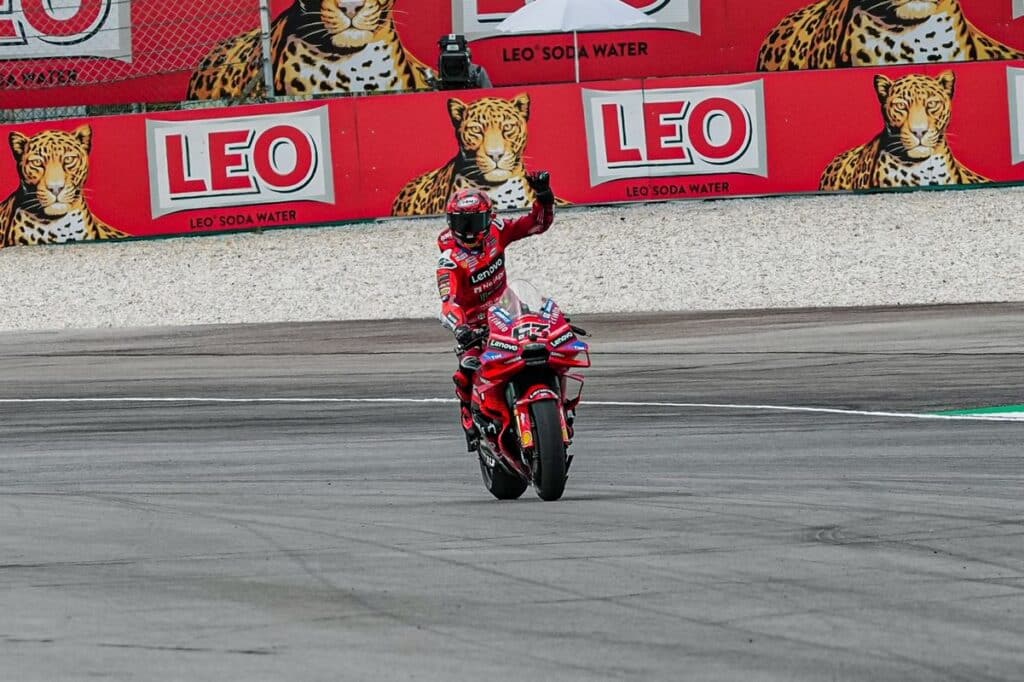 MotoGP | GP Malesia Sprint Race, Bagnaia: “Vittoria per la Squadra”