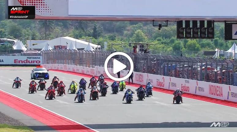 MotoGP | Bezzecchi fa sua la Sprint Race in Indonesia: gli highlights [VIDEO]