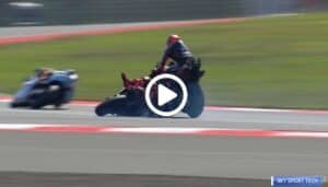 MotoGP | GP Indonesia, Bezzecchi tampona Marquez [VIDEO]