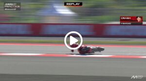 MotoGP | GP Indonesia: la seconda caduta di Marquez nelle pre-qualifiche [VIDEO]