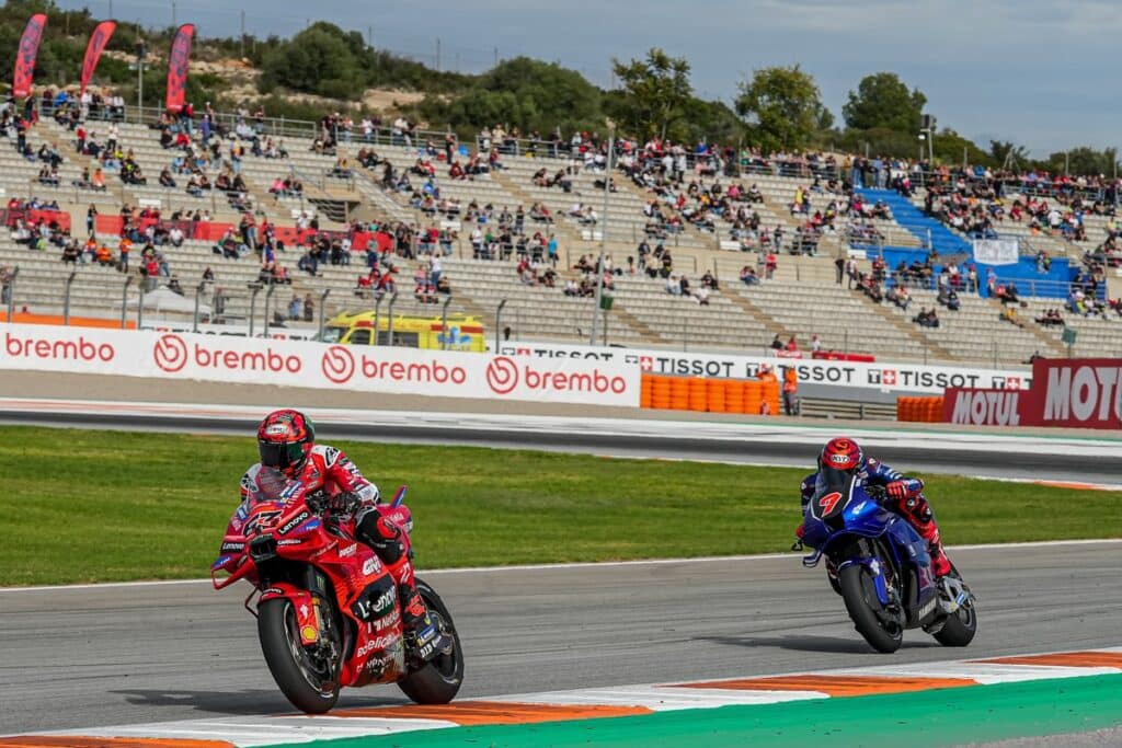 MotoGP | GP Valencia Day 1, Bagnaia: “Solita giornata di questa stagione”