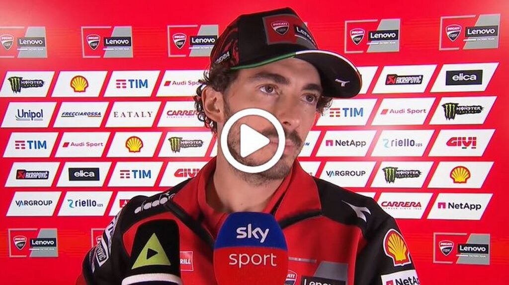 MotoGP | GP Portogallo, Bagnaia: “Bezzecchi merita il terzo posto più di me” [VIDEO]