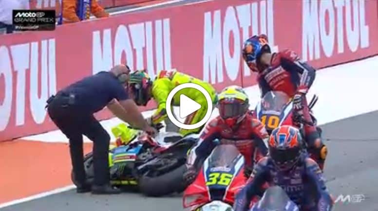 MotoGP | GP Valencia: Morbidelli tampona Espargarò in griglia [VIDEO]