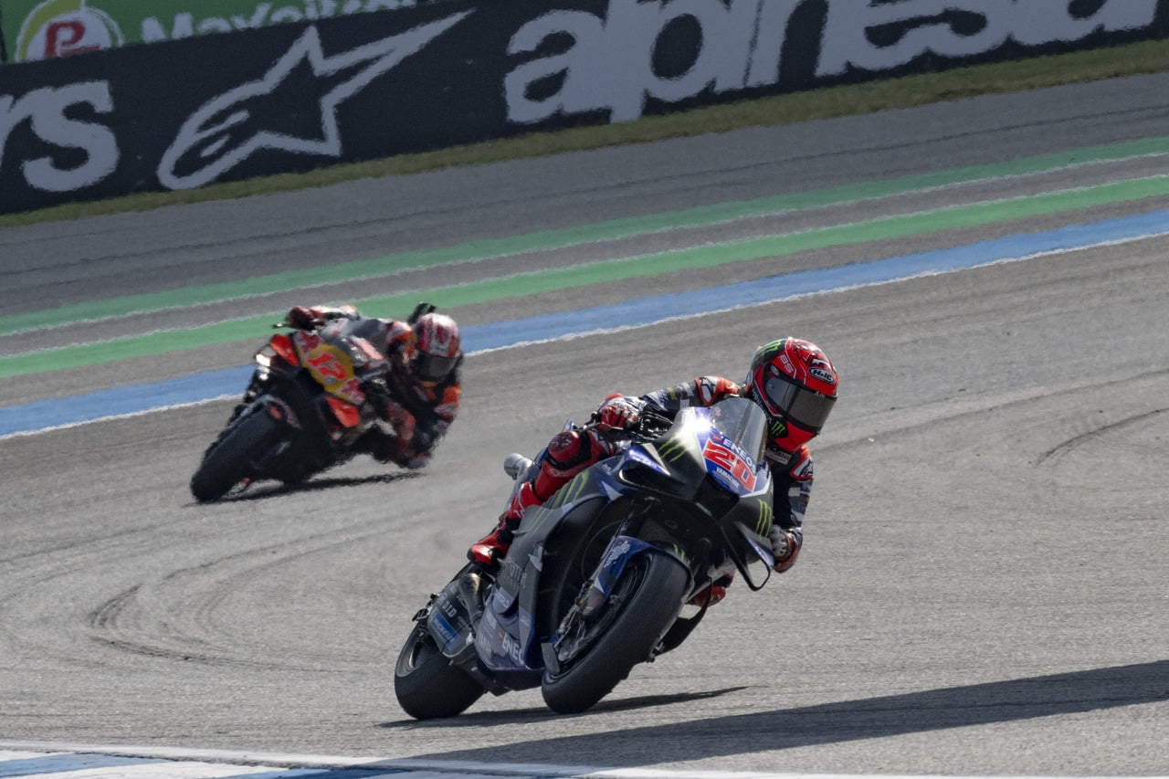 MotoGP | GP Thailandia Sprint Race, Quartararo: “Quando sei dietro è difficile sorpassare”