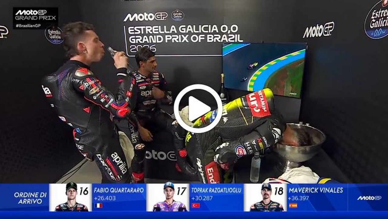 MotoGP | GP Brasile: il retropodio, Bezzecchi, Martin e “Diggia” [VIDEO]